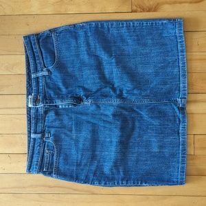 L.L. Bean Favorite Fit Denim Skirt